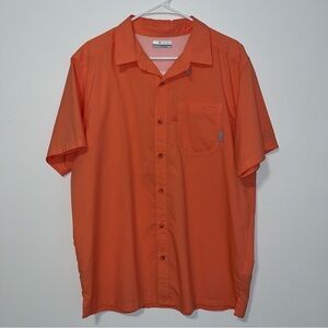 Men's Orange Short Sleeve PFG Shirt